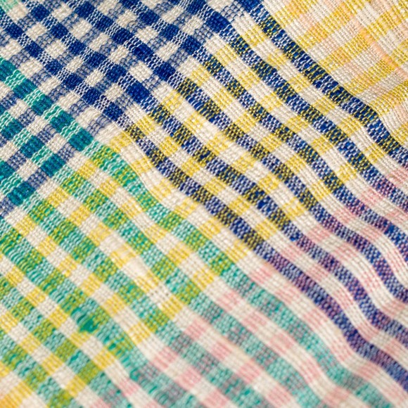 Brooks Brothers Cotton/Silk Blend Tie White Multicolor Mens Designer Necktie - Picture 5 of 5